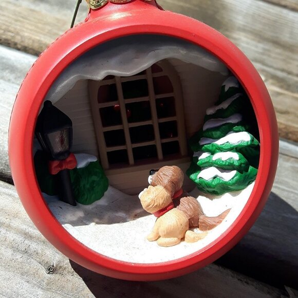 1991 Hallmark Keepsake Magic Light Ornament Holiday Glow - Picture 4 of 7